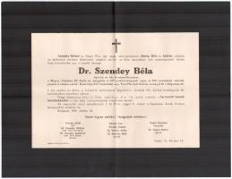 cca 1920-1980 4 db halotti értesítő: állami hivatalnokok, katona, Remsey Jenő festőművész