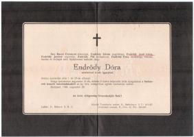 cca 1920-1980 4 db halotti értesítő: állami hivatalnokok, katona, Remsey Jenő festőművész