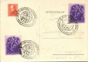 Budapest VII. Gál nyakkendő üzlete. Erzsébet körút 4. + "1938 Kölcsey Ferenc Centenárium" ...