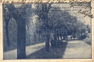 1925 Kovászna-fürdő, Baile din Covasna; Sétatér / promenade (EK)