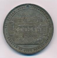 Nagy-Britannia 1890. "Az Orphan Ház Vasárnapi Iskola alapításának 100. évfordulójára" fém ...