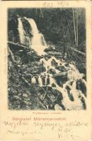 1903 Kőrösmező, Yasinia, Yasinya, Jaszinya, Jassinja, Jasina; Trufaneci vízesés. Berger Miksa kiadása / waterfall (EK)