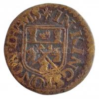 Nagy-Britannia ~1900. "John Hollis 1666 / In Kingston on Trams" Cu zseton (16mm) T:3
Grea...