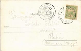 1905 Zólyom, Zvolen; vár, vasútvonal / Zvolensky hrad / castle, railway line (EK)