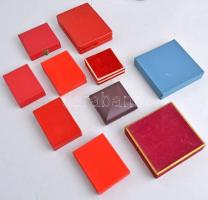 ~1960-1985. Sós Gyula ipari miniszterhelyettes hagyatékából 10db kitüntetés, emlékérem díszdobozban,...