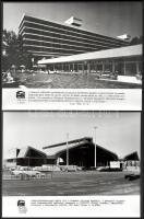 cca 1980-1990 Balaton környéki építkezések, Építésügyi Tájékoztatási Központ, 5 db fotó, 17×23 cm