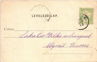 1904 Sárvár, Batthyányi utca, kávéház. Süss Lipót és Deutsch Miksa kiadása (fl)