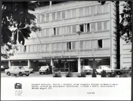 cca 1980-1990 Miskolci, tapolcai építkezések, Építésügyi Tájékoztatási Központ, 7 db fotó, 17×23 cm