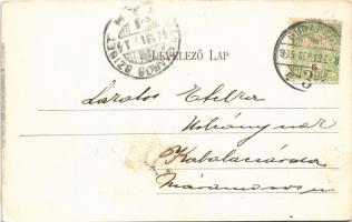 1905 Budapest III. Óbuda, Aquincum, Mitra templom. Divald Károly 131. sz. (EK)