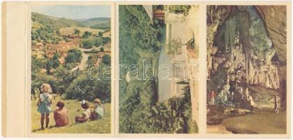 10 db MODERN magyar leporello város képeslap. Képzőművészeti Alap Kiadóvállalat / 10 modern Hungaria...