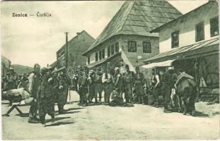 1917 Zenica, Carsija / street view, market vendors. Verlag Adolf Weisz (Rb)