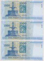 2005. 1000Ft "DB" (3x) sorszámkövetők T:I
Adamo F55F1