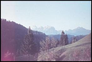 cca 1960-1980 Kisfilm negatívok és színes diák, vegyes témában