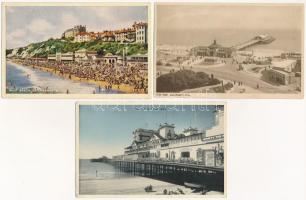 5 db VEGYES külföldi képeslap: fürdőhelyek / 5 mixed postcards with beaches from all over the world