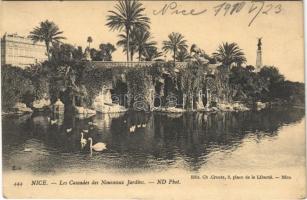 1910 Nice, Nizza; Les Cascades des Nouveaux Jardins