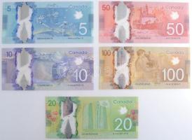 Kanada 2011-2013. 5$-100$ (5xklf) T:I,I-
Canada 2011-2013. 5 Dollars - 100 Dollars (5xdiff) C:UNC,A...