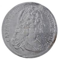 Ausztria 1740. 1/4 Tallér Ag "III. Károly" (6,63g) T:2-,3 kis hajlás, ph. / Austria 1740. 1/4 Thaler Ag "Charles III" (6,63g) C:VF,F small curve, edge error  Krause KM#1666