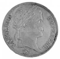 Franciaország 1812A 5Fr Ag "I. Napóleon" Párizs (25,00g) T:2- ph. / France 1812A 5 Francs ...