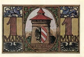 Német Birodalom/Weimari Köztársaság/Nürnberg 1921. 1M (4x) mind klf, komlett sor! T:I