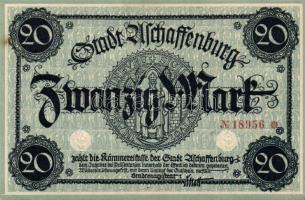 Német Birodalom/Weimari Köztársaság/Aschaffenburg DN 20M T:I