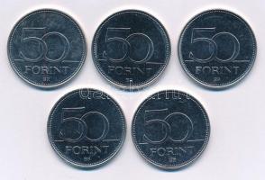 2017. 50Ft Cu-Ni "FINA Vizes Világbajnokság" (3x) + 2018. 50Ft Cu-Ni "Családok éve&qu...