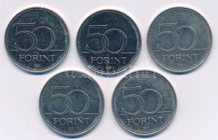 2004. 50Ft Cu-Ni "A Magyar Köztársaság az Európai Unió tagja" (5x) T:1-,2