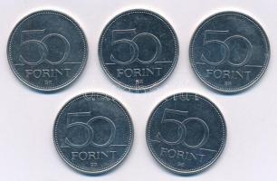 2006. 50Ft Cu-Ni "1956-os forradalom" (5x) T:1-,2