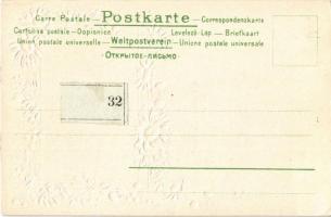 Maria Taferl, Gruss aus Maria-Taferl, Nied-Oest. Verlag Georg C. Voelcker. Art Nouveau, Floral, Emb....