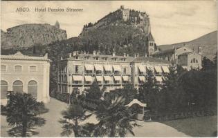 1915 Arco (Südtirol), Hotel Pension Strasser / hotel, castle