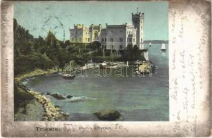 1903 Trieste, Trst; Miramare / castle (Rb)