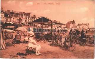 Les Sables (Les Sables-dOlonne), Plage / beach, bicycles