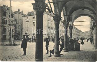 Dubrovnik, Ragusa; Placa (Glavna ulica) / Stradone (Hauptstrasse), Apotheke / street view, pharmacy (EK)