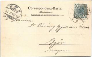 1905 Abbazia, Opatija; Promenade vor dem Café Quarnero / street view, café, promenade