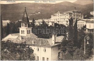 Abbazia, Opatija; Abtei und Hotel Stefanie / abbey, hotel