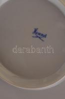 Herendi csipkebogyó mintás óriás porcelán kaspó. Kézzel festett, jelzett, hibátlan. Az óra rész mozo...