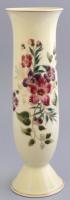 Zsolnay virág mintás váza. Kézzel festett, jelzett (Gadánné), hibátlan m:27 cm