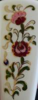 Zsolnay virág mintás váza. Kézzel festett, jelzett, hibátlan 14,5 cm