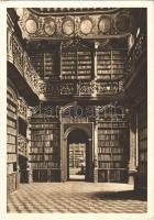 1935 Budapest, 300 éves a Pázmány Péter Egyetem, tercentenárium, könyvtár belső. Bibliotheca Seminarii Cleri Junioris Centralis