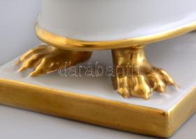 Herendi Viktória mintás lábas kínáló. Kézzel festett, jelzett, hibátlan. m:10  cm, h: 15 cm