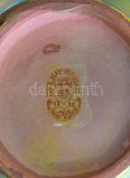 Zsolnay mosó lányok, szecessziós stílusú, eozin mázas váza. Jelzett, hibátlan. Ritka forma!