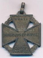 1916. Károly-csapatkereszt Zn kitüntetés mellszalag nélkül T:2  Hungary 1916. Charles Troop Cross Zn decoration without ribbon C:XF  NMK 295.