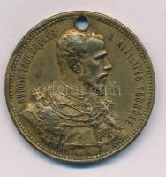 1885. "Emlékérem a budapesti országos kiállításra" Br emlékérem "RUDOLF TRÓNÖRÖKÖS A ...