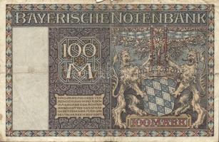 Német Birodalom/Weimari Köztársaság/München 1922.1.1. 100M T:III