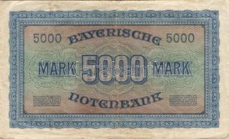 Német Birodalom/Weimari Köztársaság/München 1922.12.1. 5000M T:III