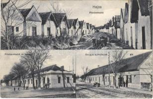 1929 Hajós, Pince részlet, Fő utca, posta, Hangya szövetkezet üzlete (fl)