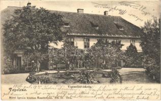 1905 Tapolca, Vincellér iskola. Mérei Ignácz 205. 1904.