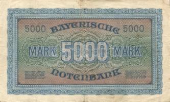 Német Birodalom/Weimari Köztársaság/München 1922.12.1. 5000M T:III