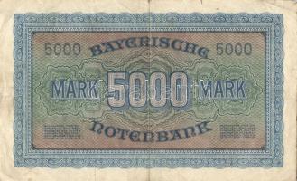 Német Birodalom/Weimari Köztársaság/München 1922.12.1. 5000M T:III