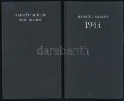 Radnóti Miklós: Bori notesz. Bp., 1974, Magyar Helikon. Kiadói kartonált papírkötésben és kiadói papírkötésben.