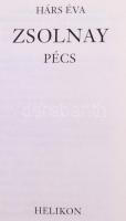Hárs Éva: Zsolnay. Bp., 1998, Helikon. Kiadói bársony-kötés, porcelán plakettel, jó állapotban, papí...